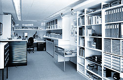 Archiv- und Arbeitsraum der Dokumentationsstelle